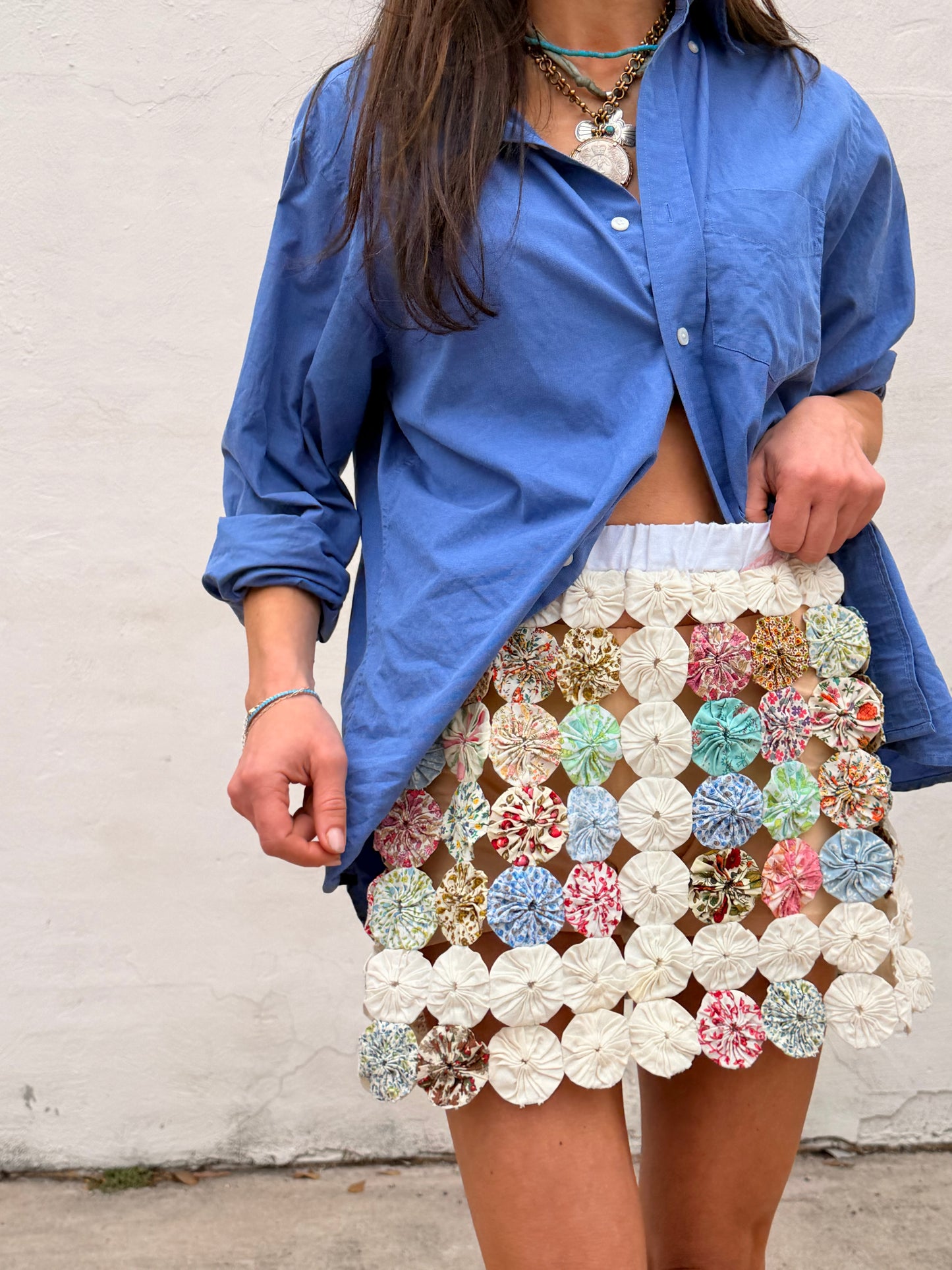 Yoyo Mini Skirt in Peep