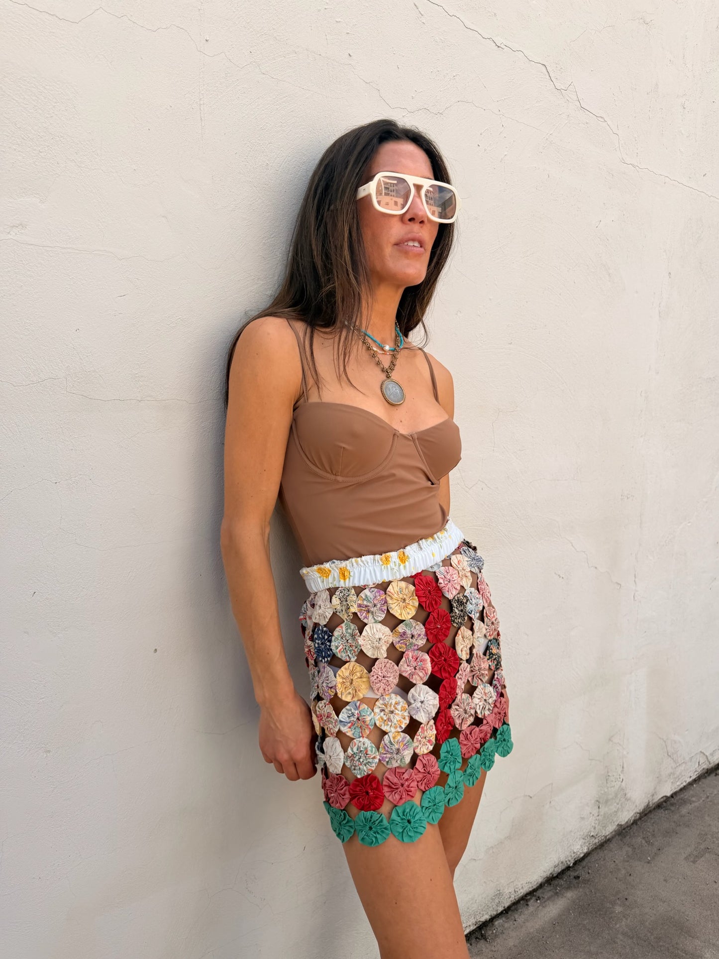 Yo-yo Mini Skirt in Fiesta