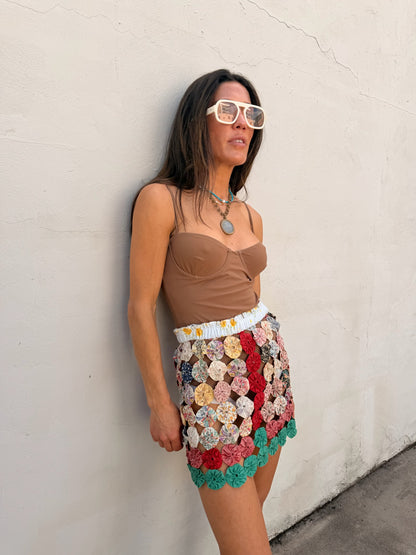 Yo-yo Mini Skirt in Fiesta