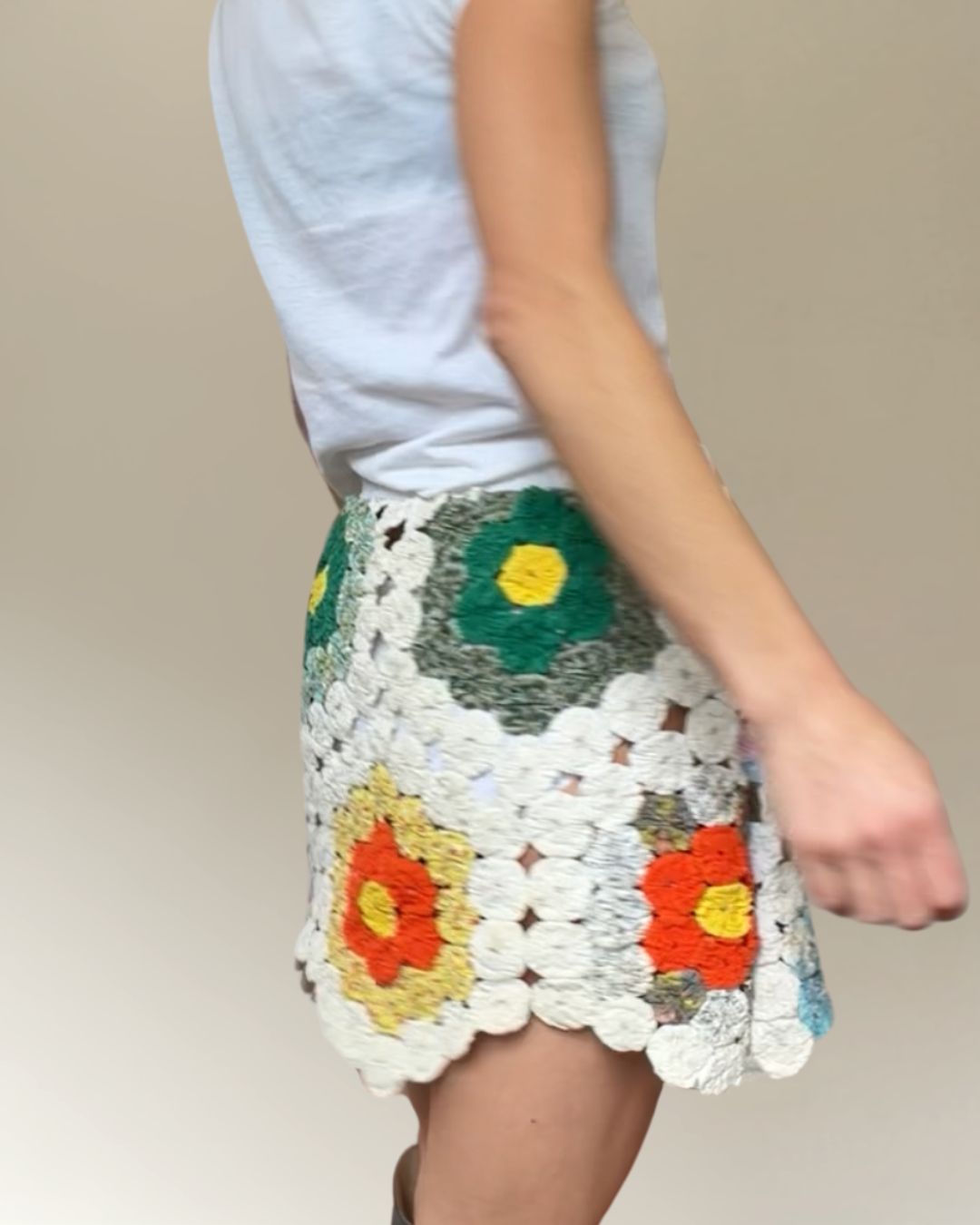 Yoyo Mini Skirt Daisy Chain
