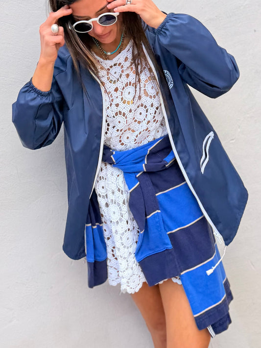 Navy Lightweight Rain Jacket