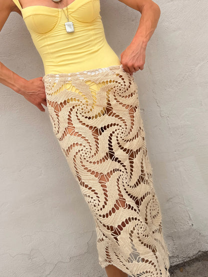 Crochet Midi Skirt