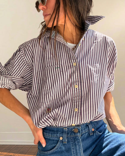 90s Tommy Red Navy Stripe