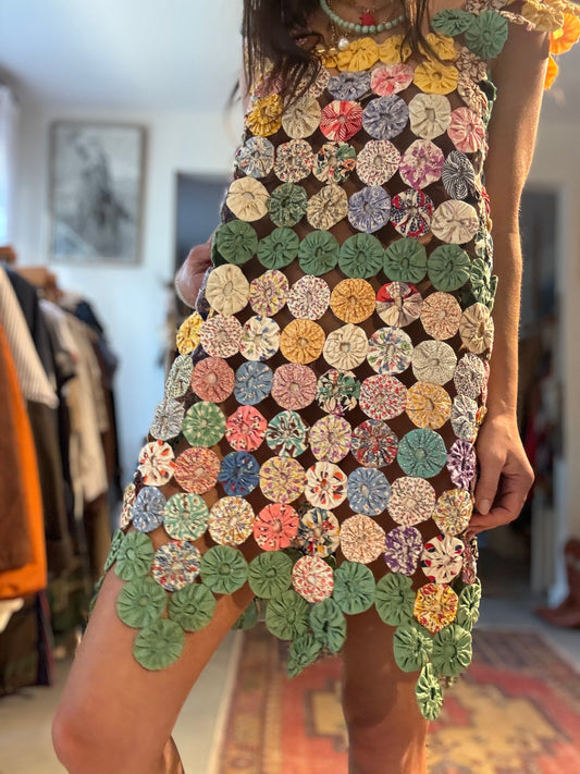 Green Mini YoYo Dress