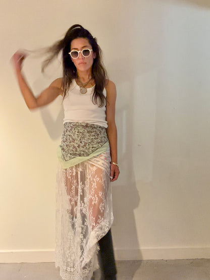 Sheer Lace Maxi