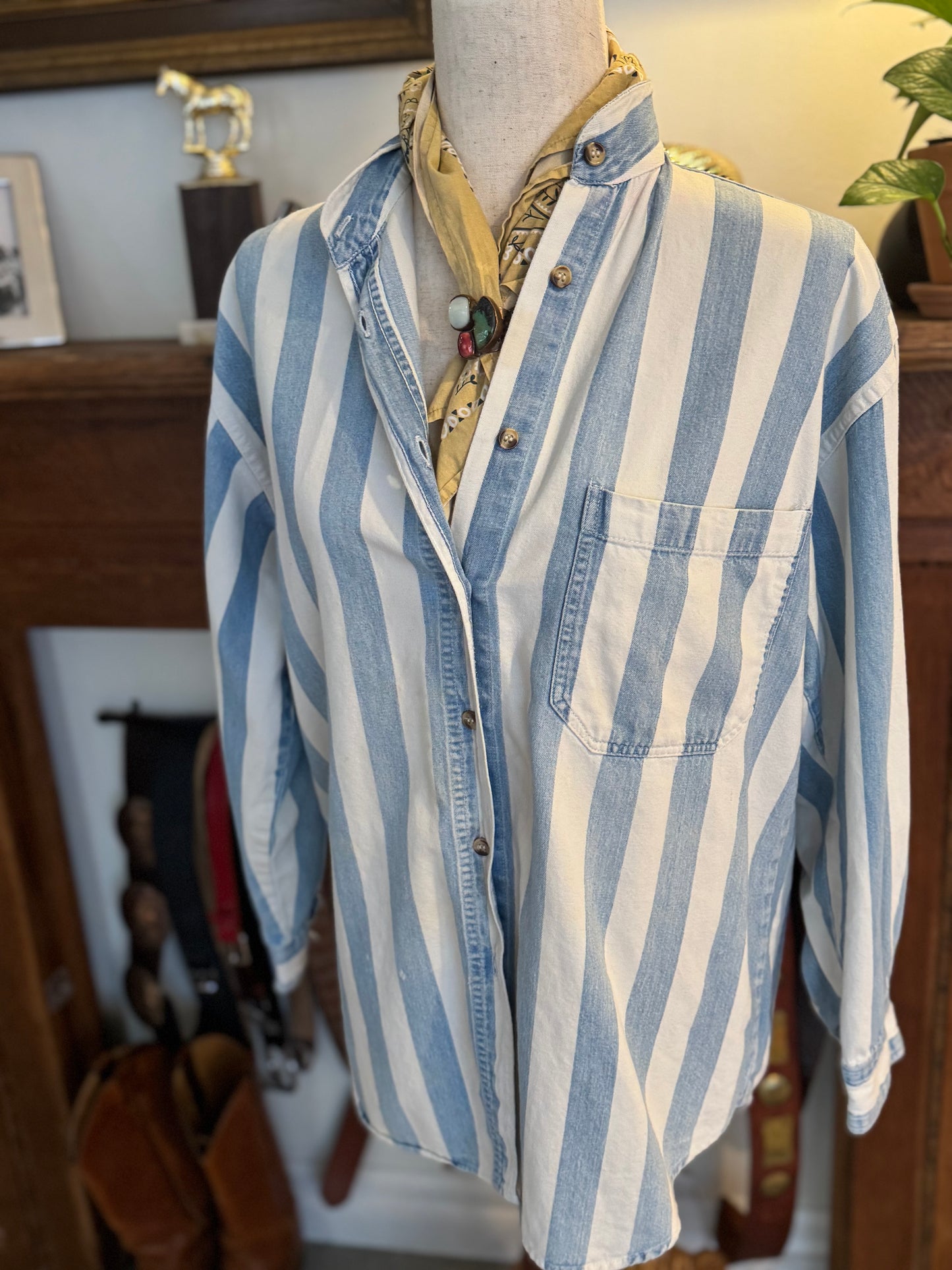 Denim Stripe Shirt