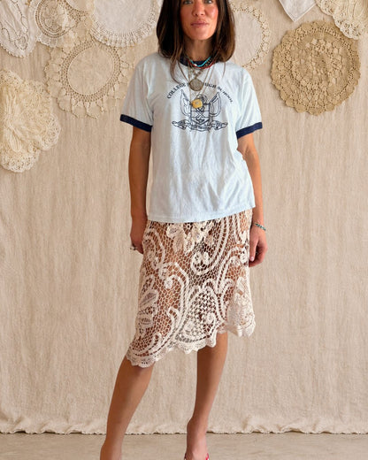 Lace Mid Length Skirt