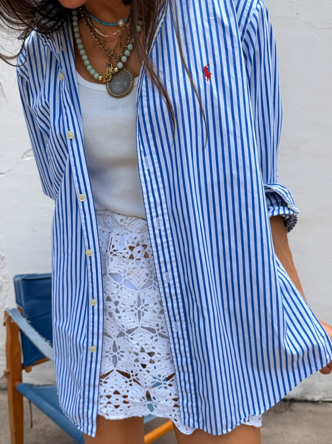 Ralph Blue Stripe Shirt