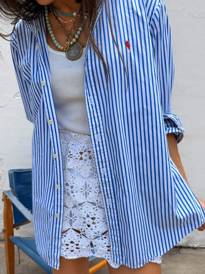 Ralph Blue Stripe Shirt