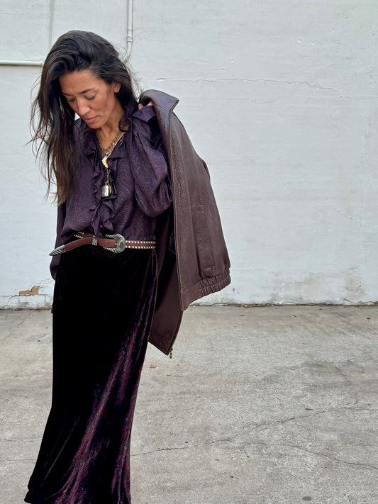 Silk Paisley Blouse Ralph