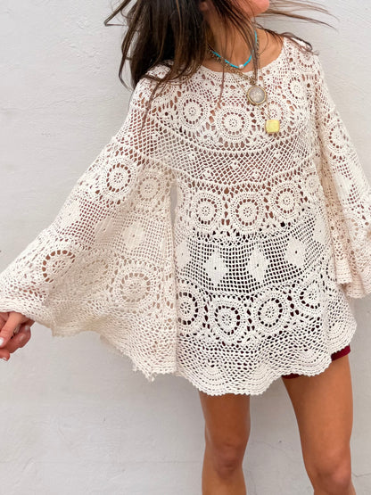 Crochet Poncho Tunic