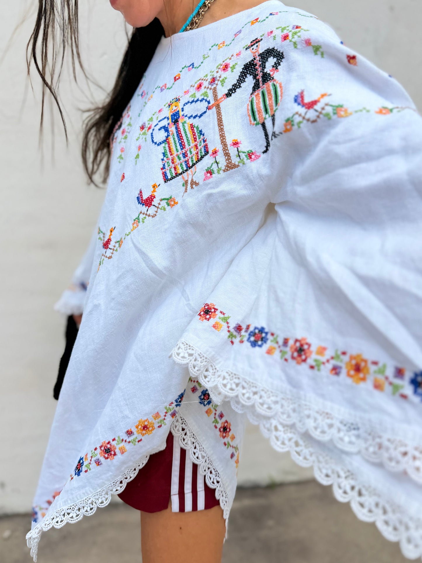 Eastern European Folk Embroidered Tunic