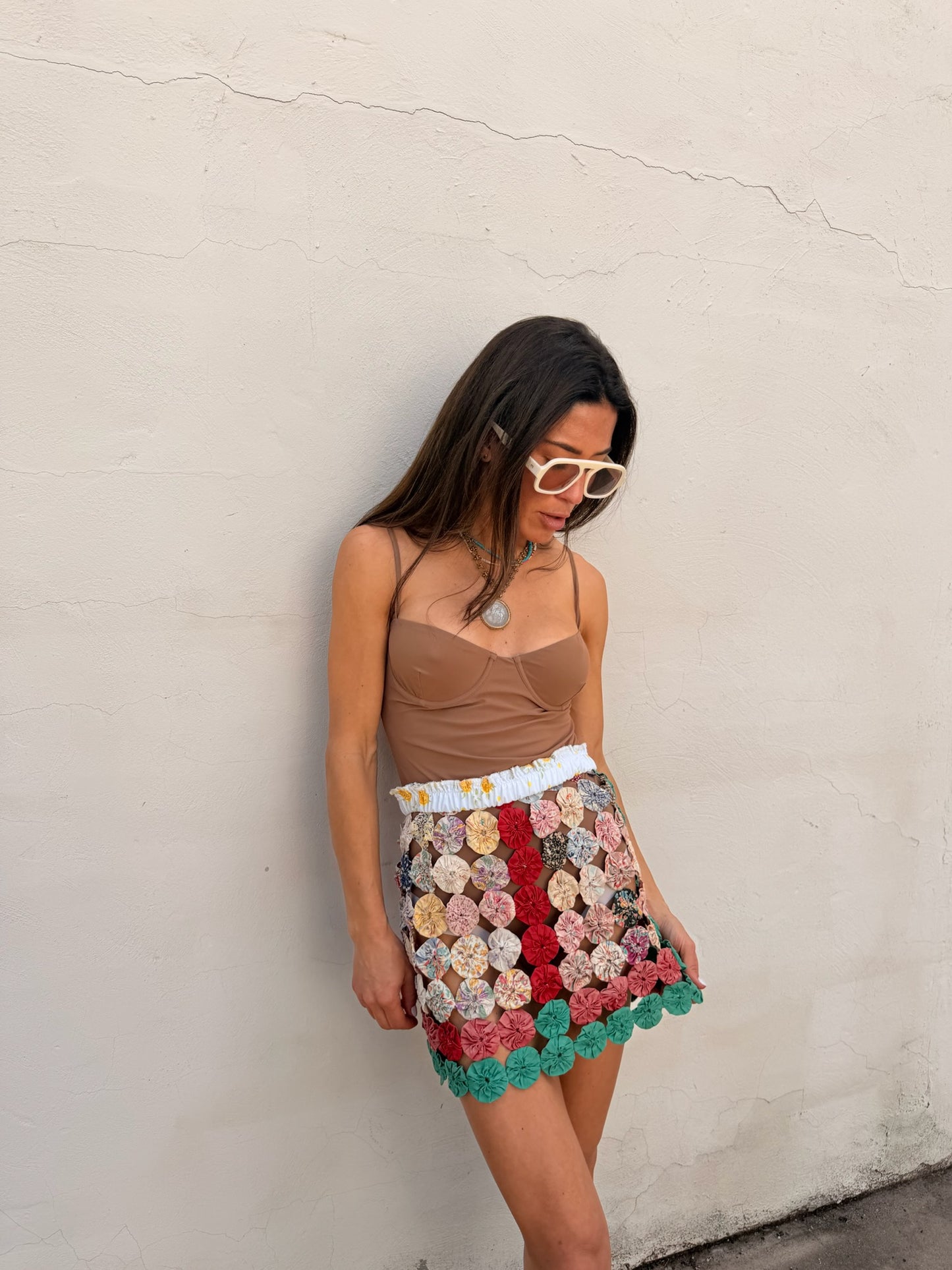 Yo-yo Mini Skirt in Fiesta