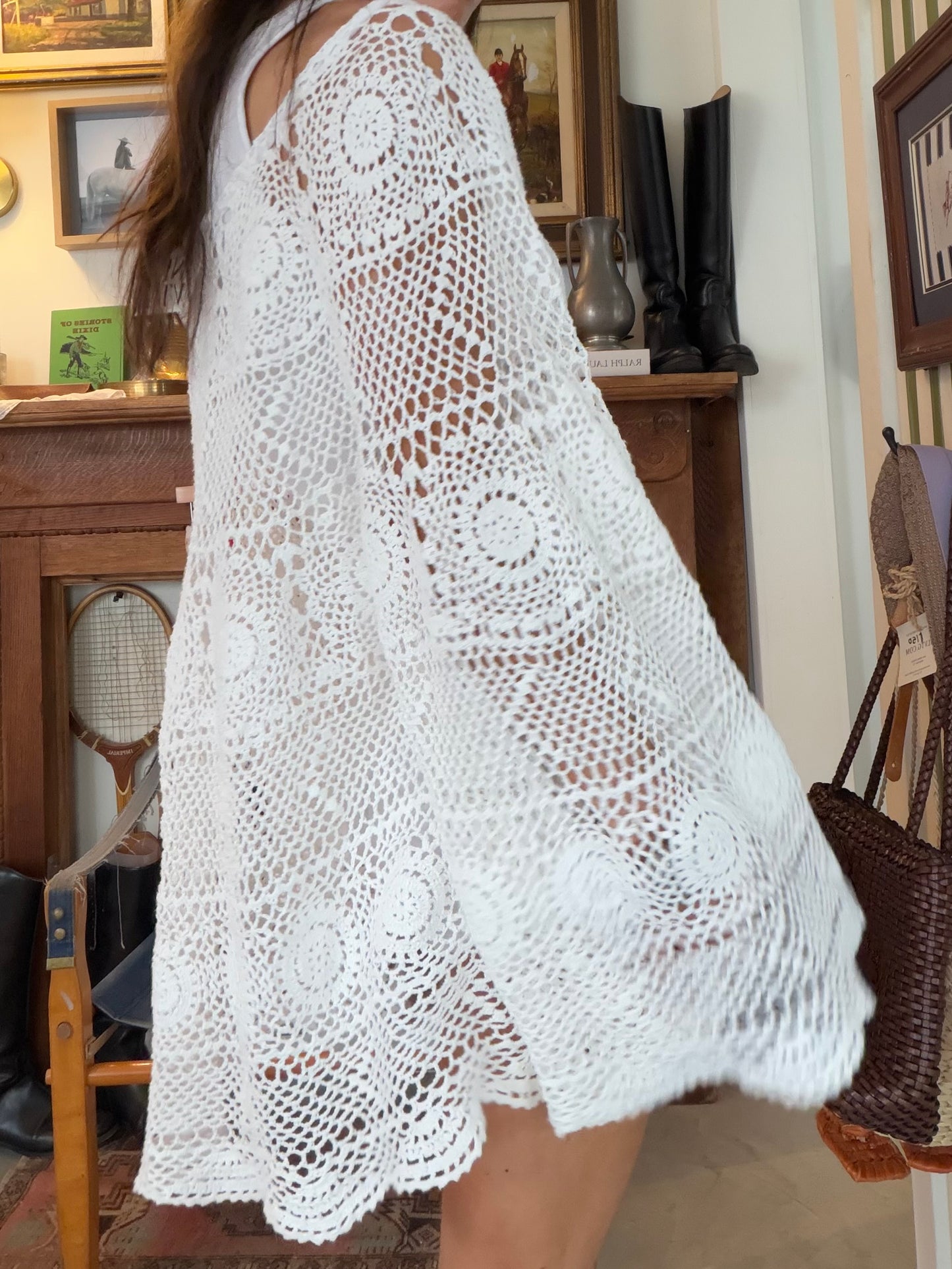 Crochet Cape Dress