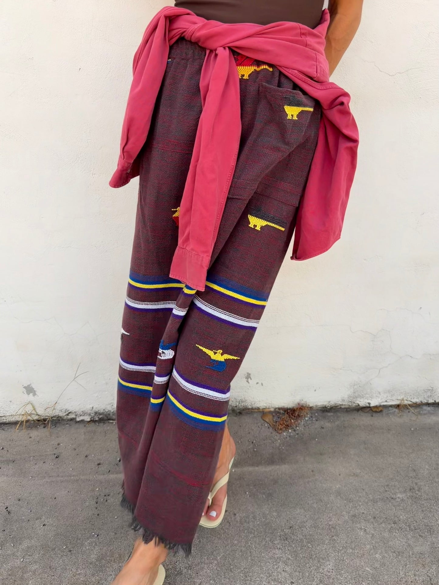 Guatemalan Maxi Skirt Brown