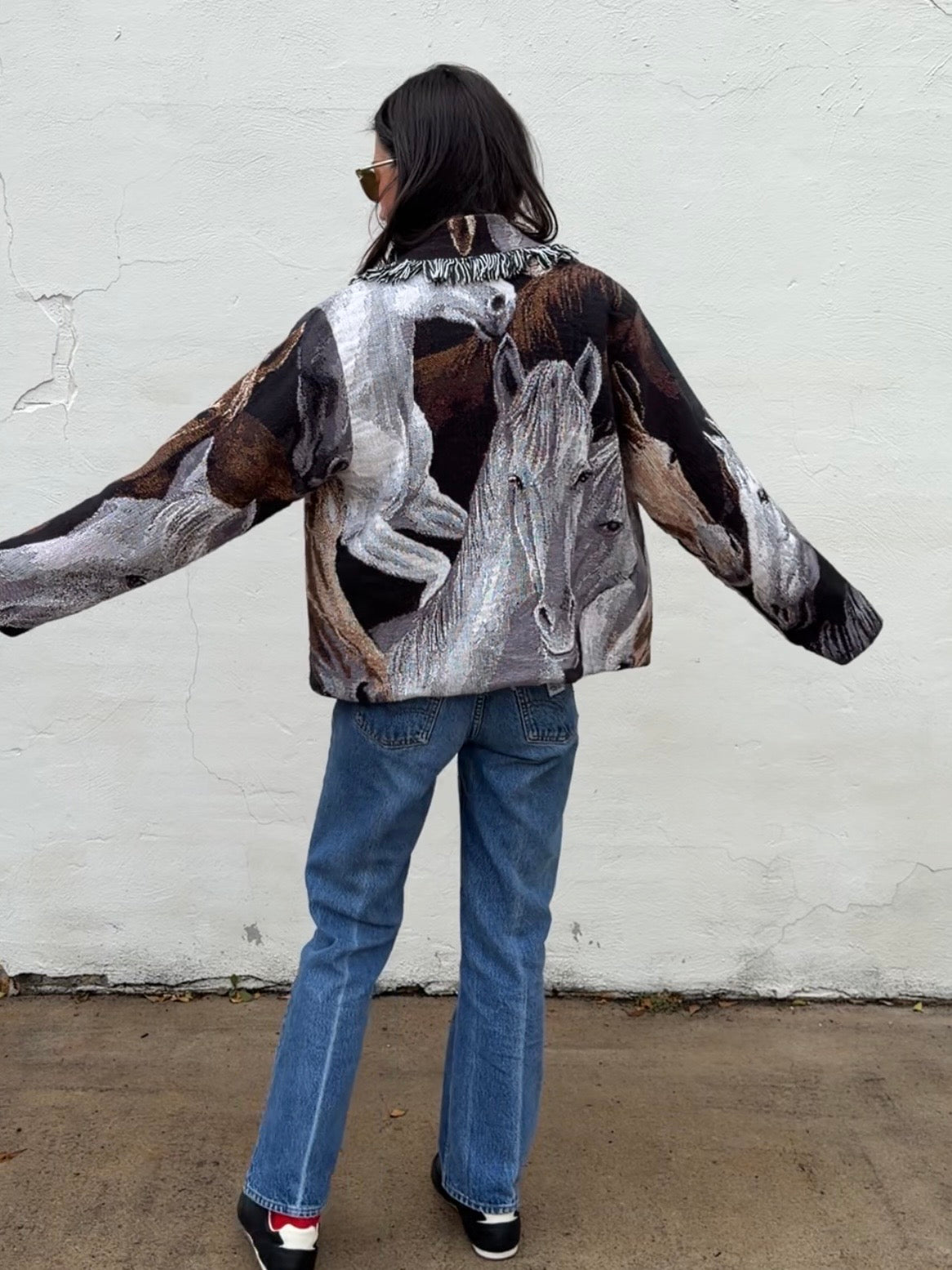 Horse Tapestry Cardigan