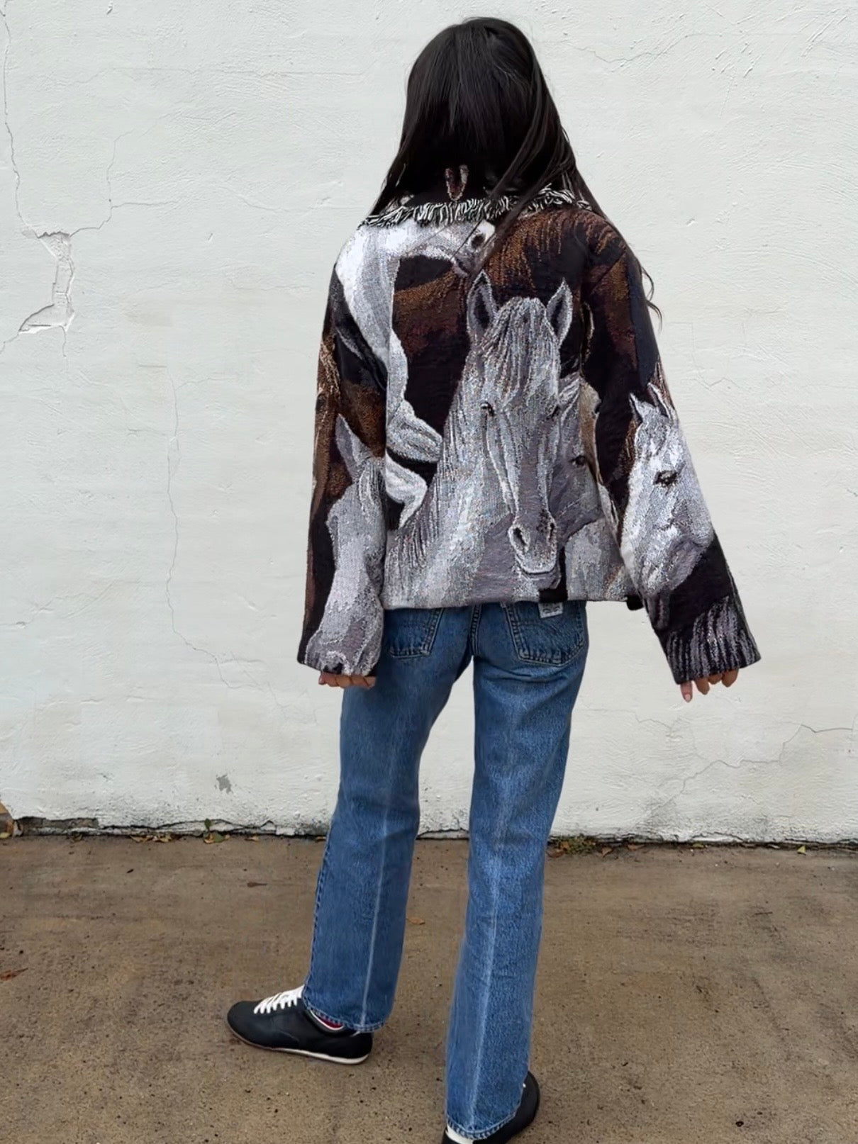 Horse Tapestry Cardigan