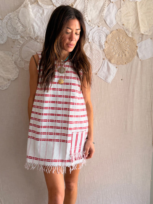 Scandinavian Cotton Mini Dress