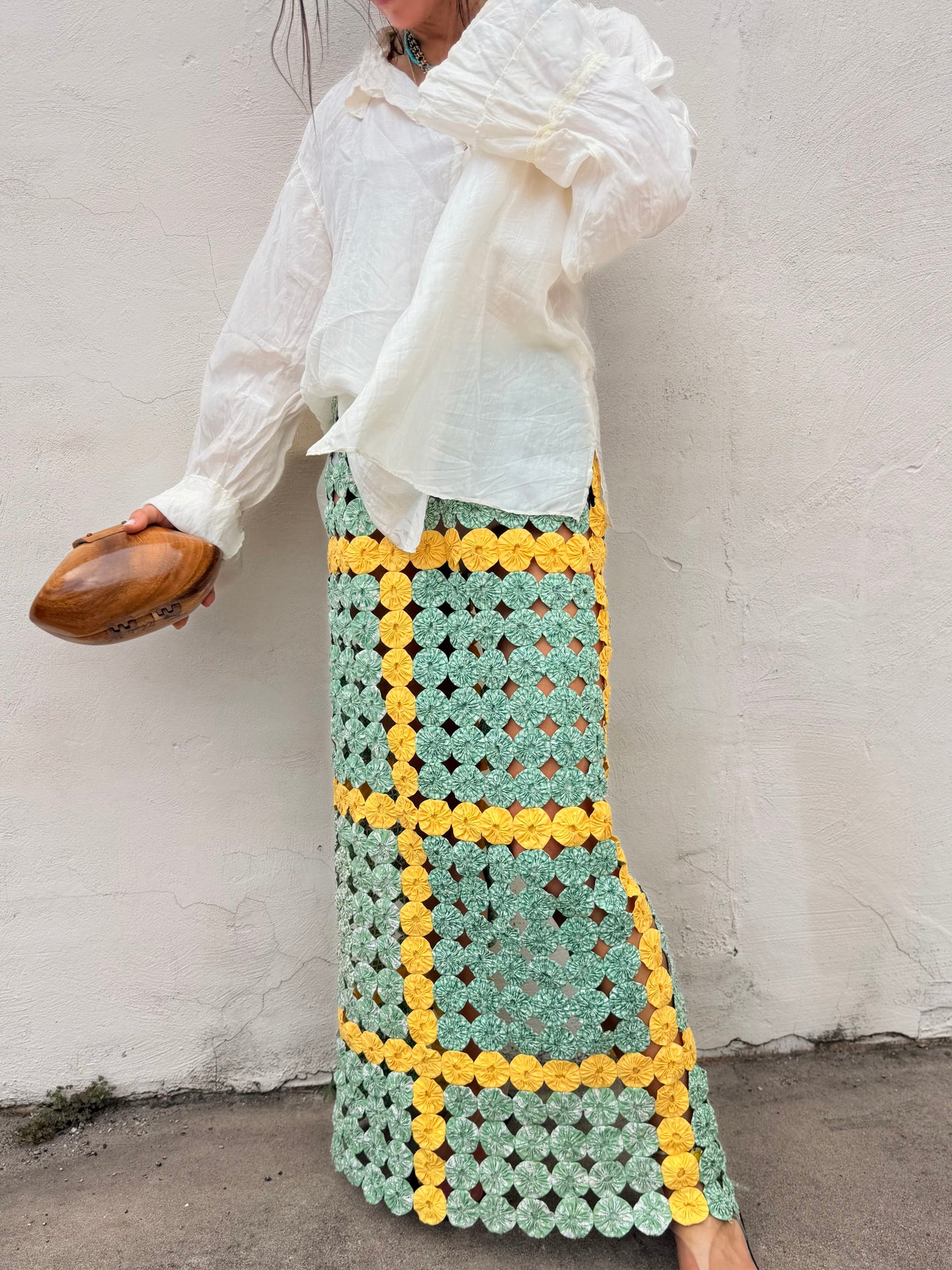 Yoyo Maxi Skirt Greenbriar
