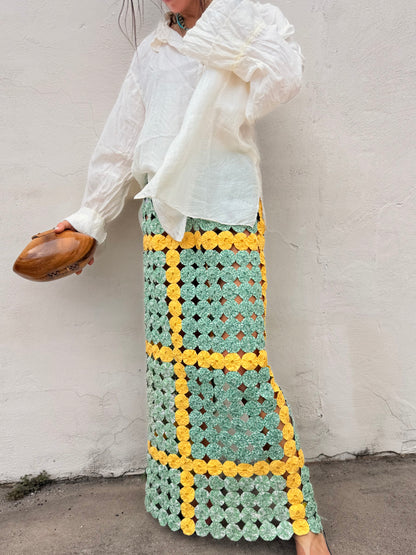 Yoyo Maxi Skirt Greenbriar
