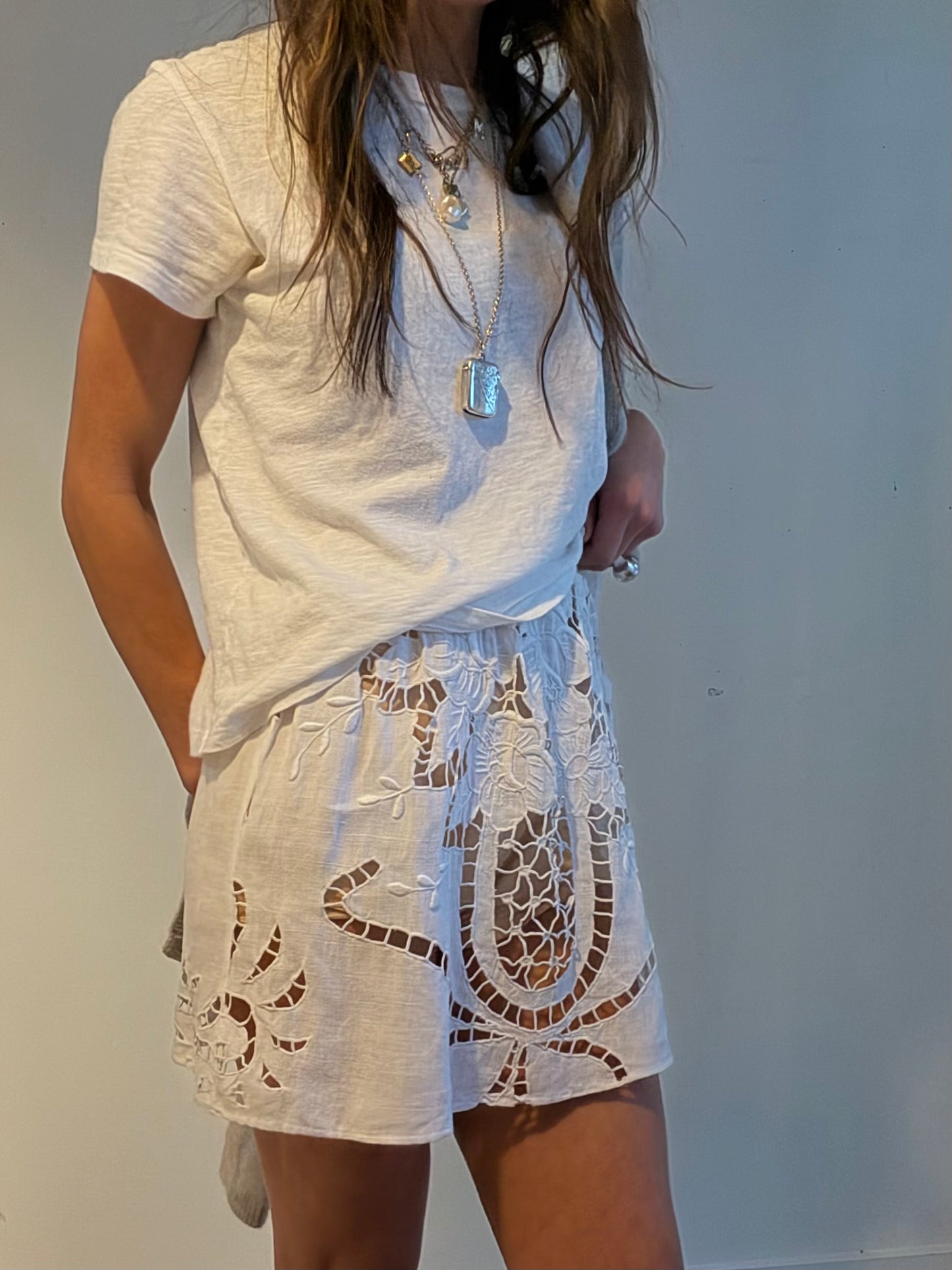 Floral Cut Work Mini