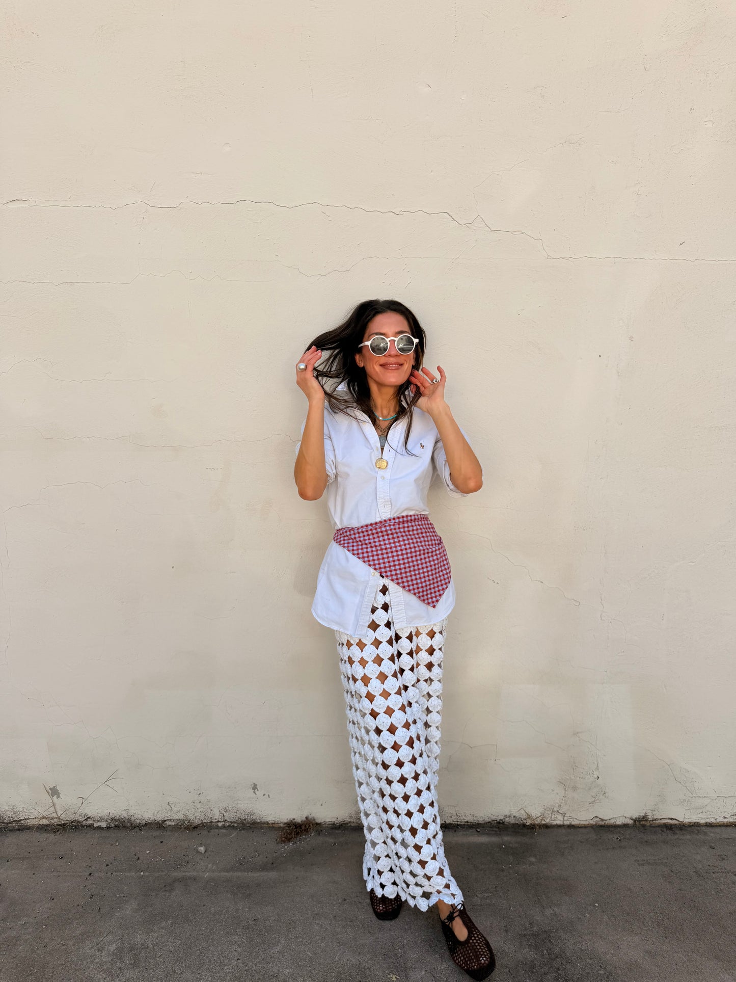 Yoyo Maxi Skirt White