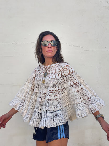 Crochet Poncho Top