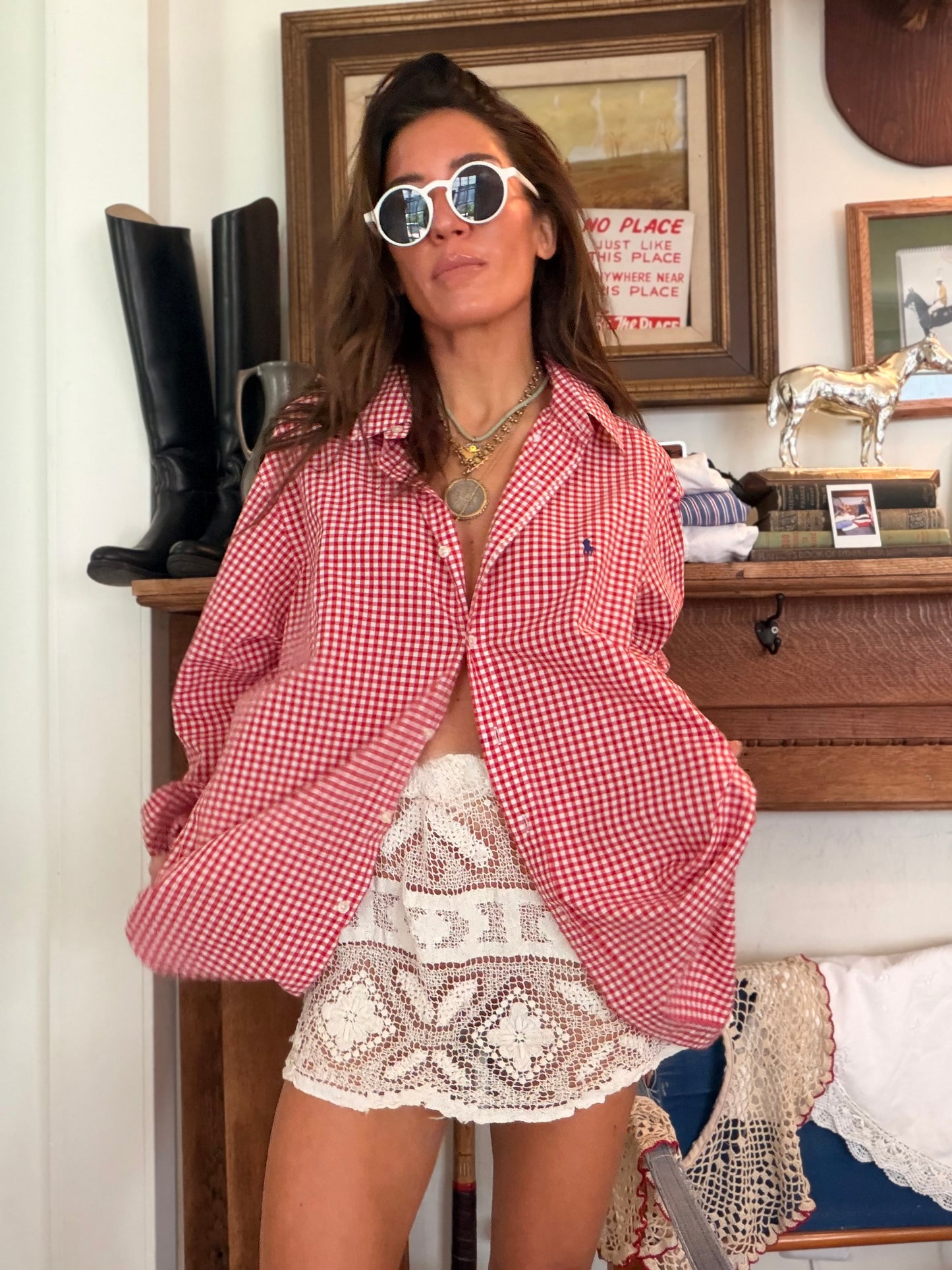 RL Red Gingham Shirt