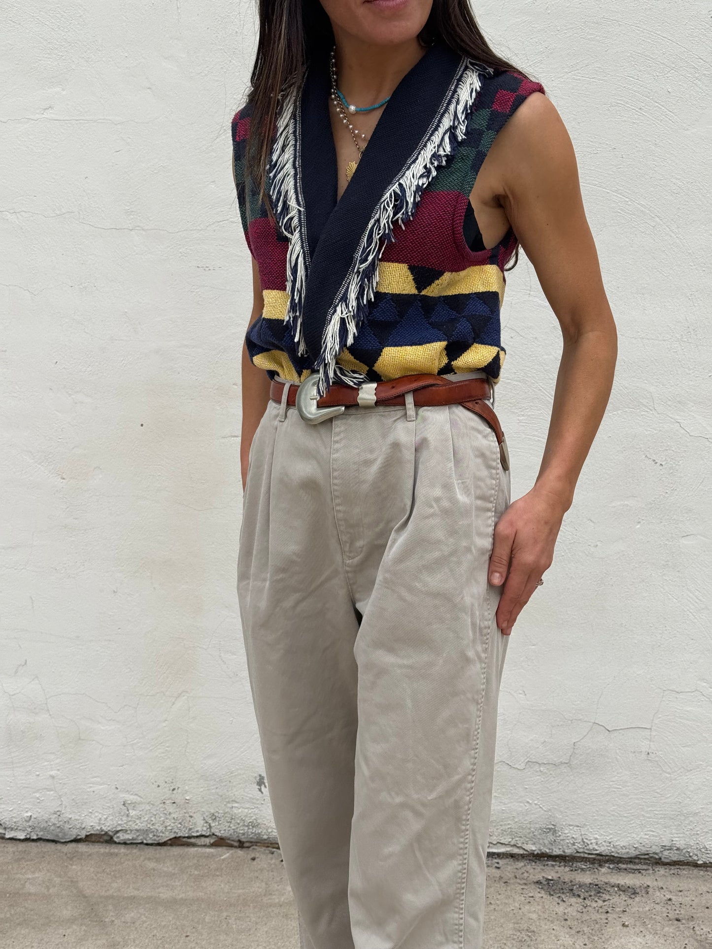 Tapestry Fringe Southwestern Vest