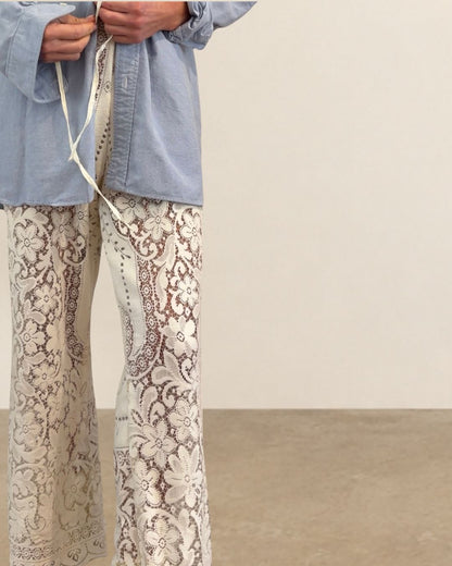 Lace Drawstring Pants