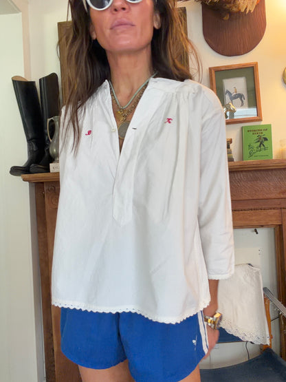 Antique Edwardian Hand-Sewn Blouse
Circa 1895–1910