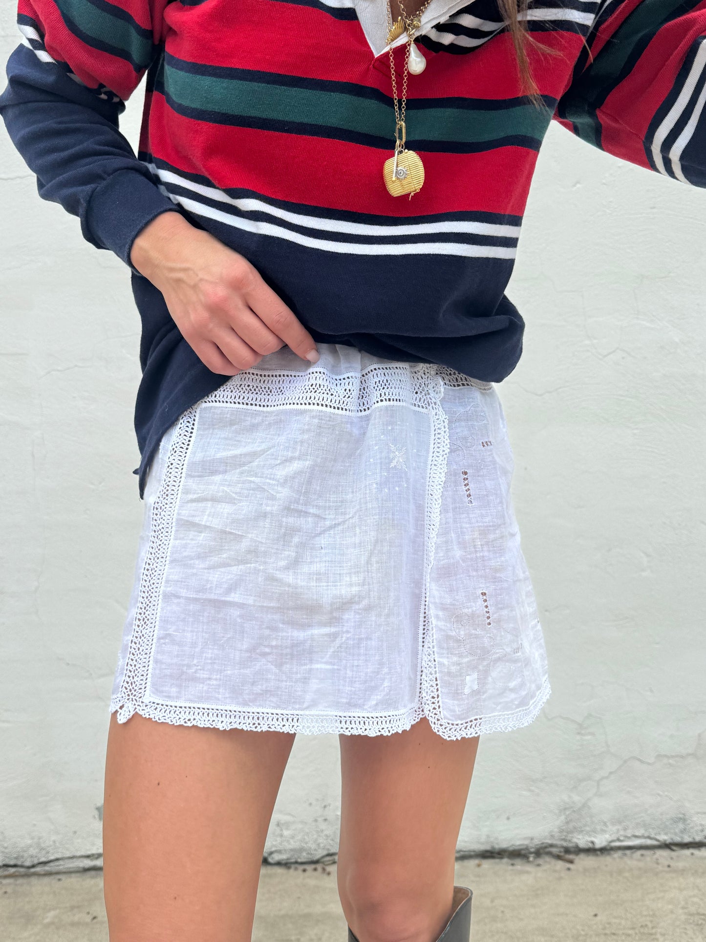 Lands End 90s Rugby Shirt