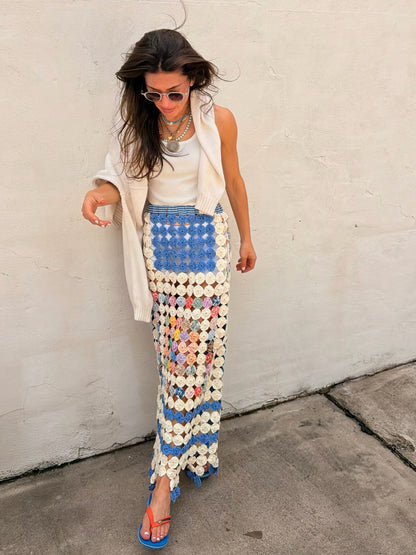 Yoyo Maxi Skirt in Bomb-pop