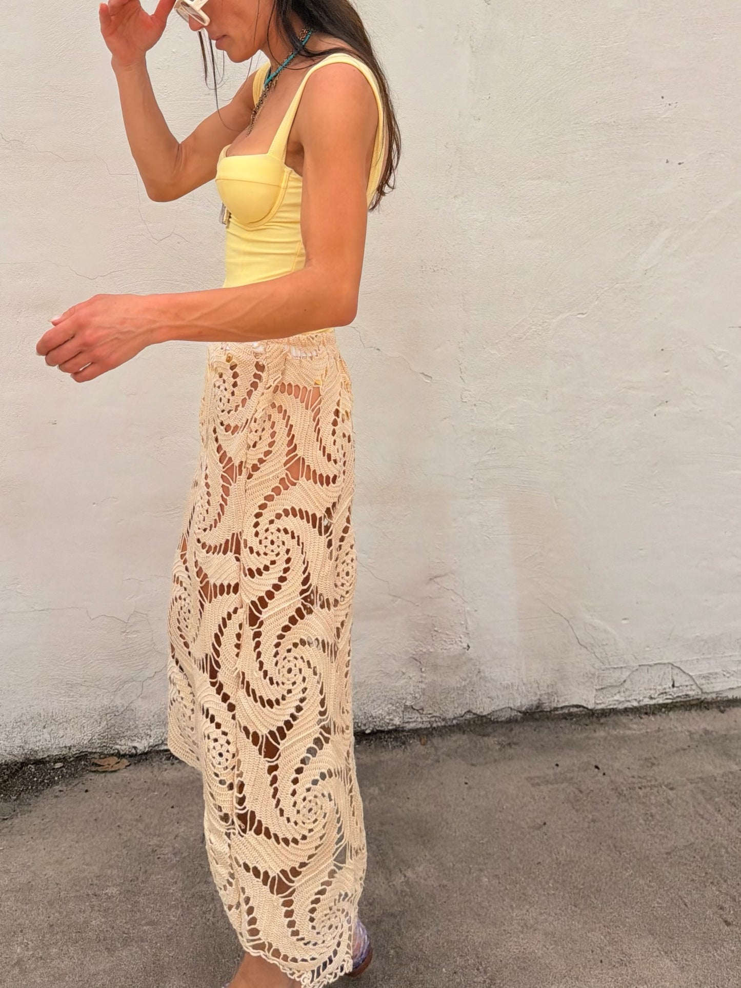 Crochet Midi Skirt