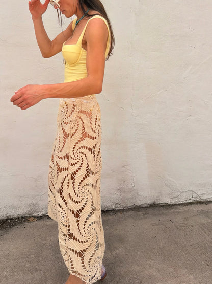 Crochet Midi Skirt