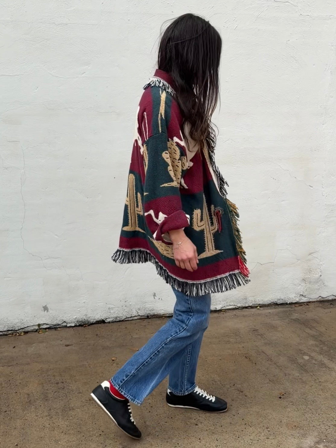 Cowboy Tapestry Cardigan