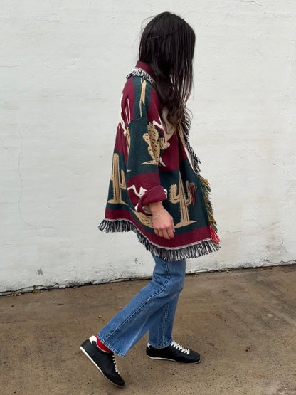 Cowboy Tapestry Cardigan