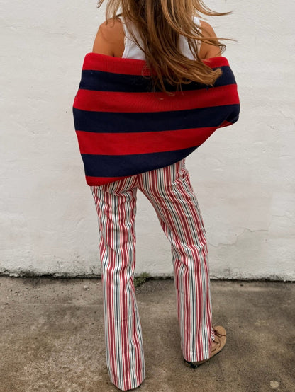 RL RED NAVY STRIPE