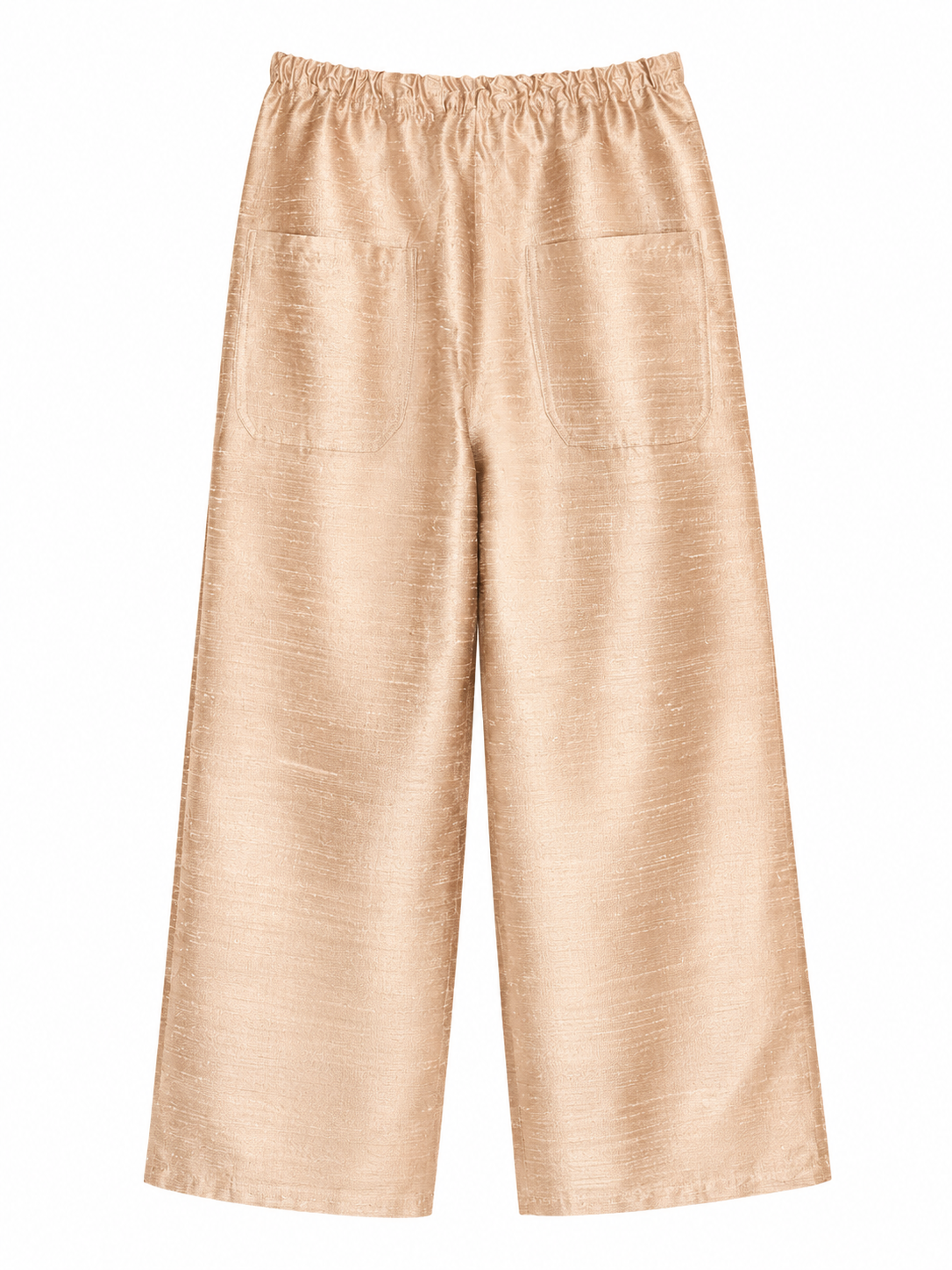 Raw Silk Drawstring Pant