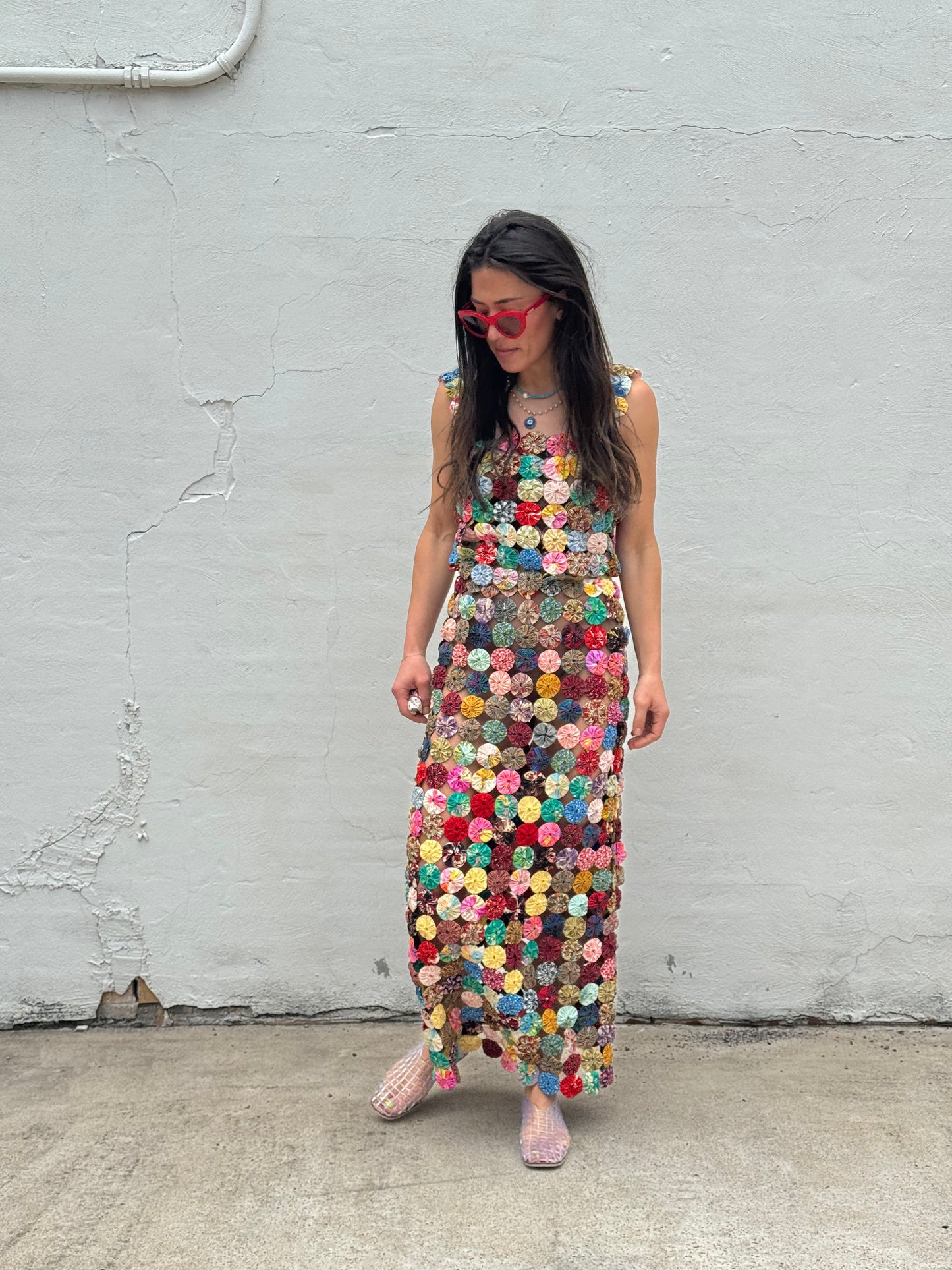 yo-yo maxi skirt set brights