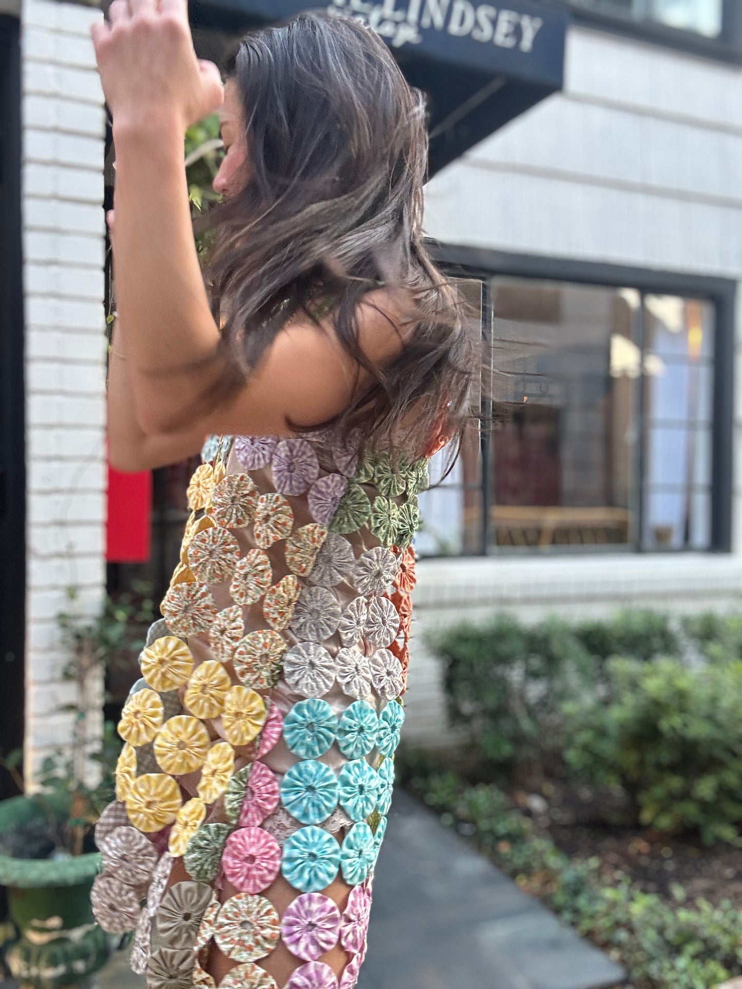 Yo-yo Mini Dress Candy