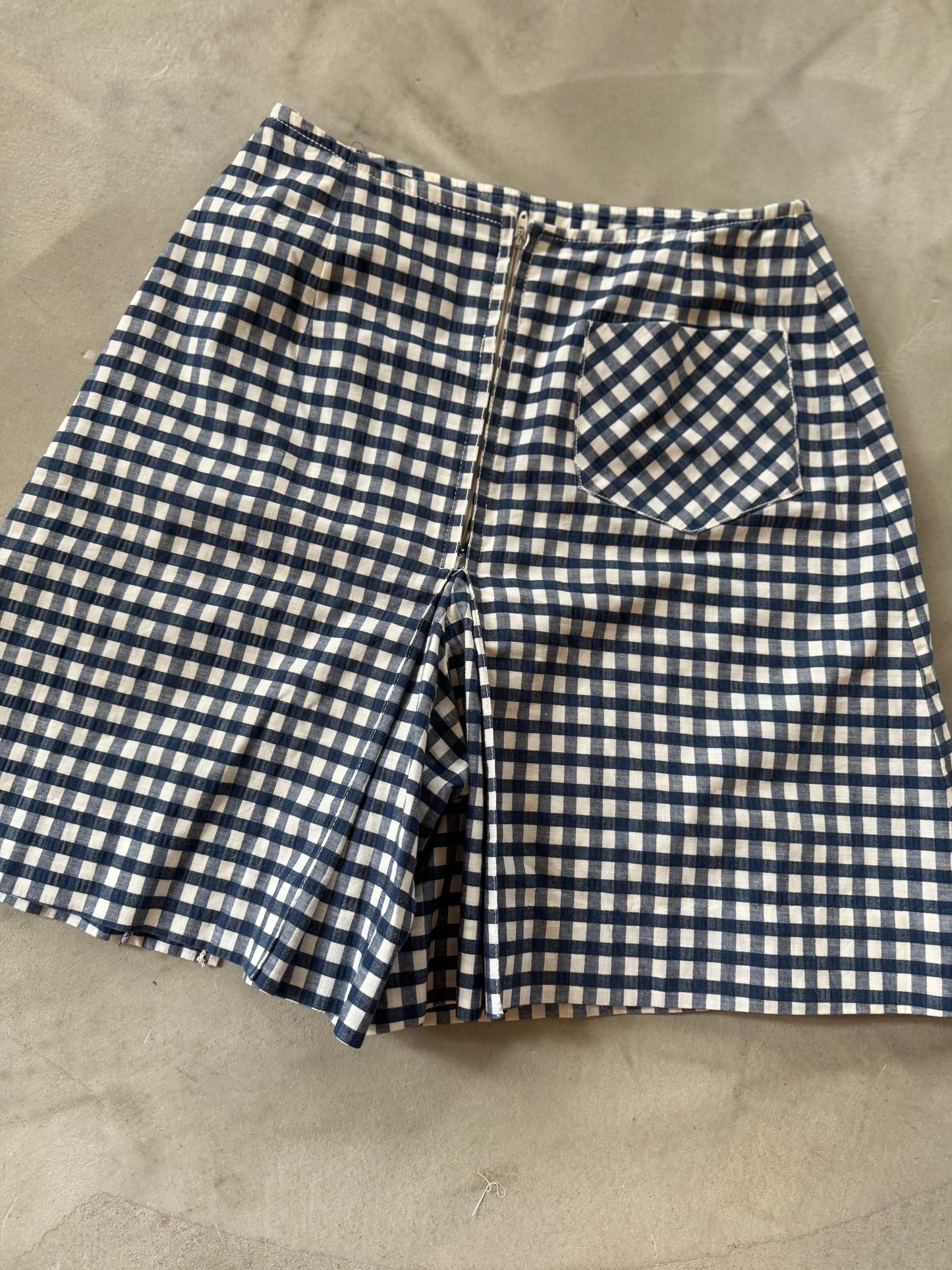 Blue 60s Mini Skort