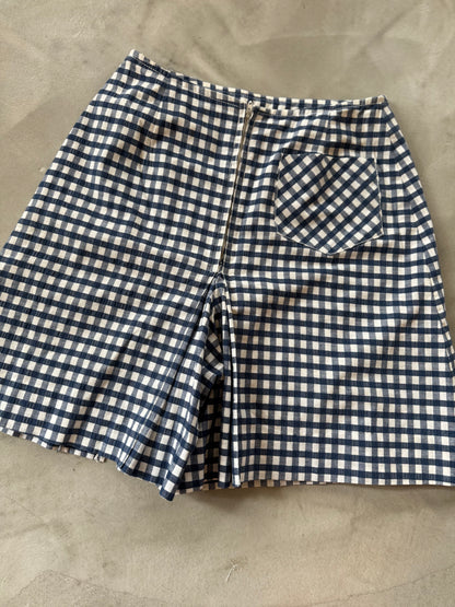 Blue 60s Mini Skort