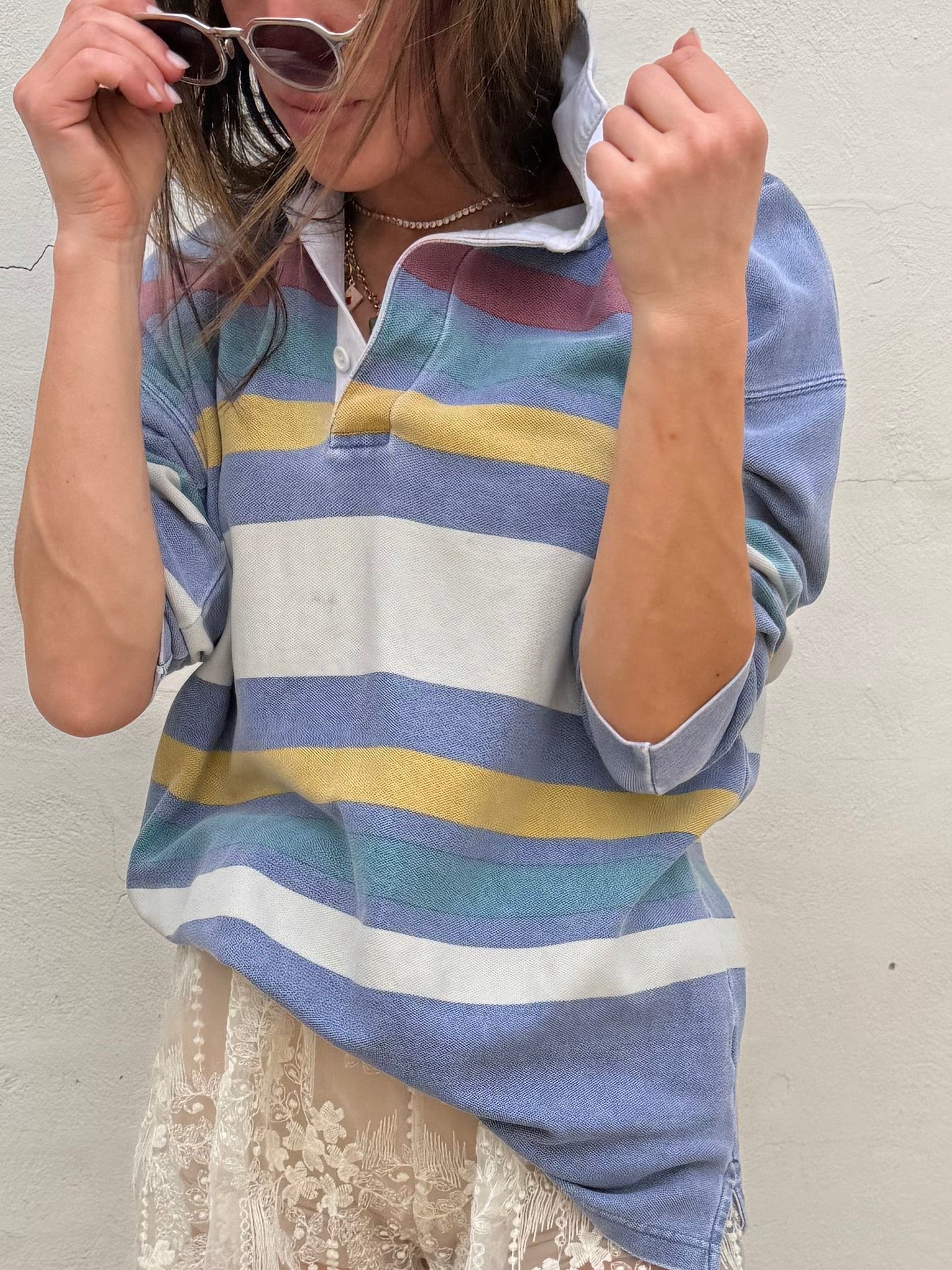 Perfect Sun Faded Stripe Rugby