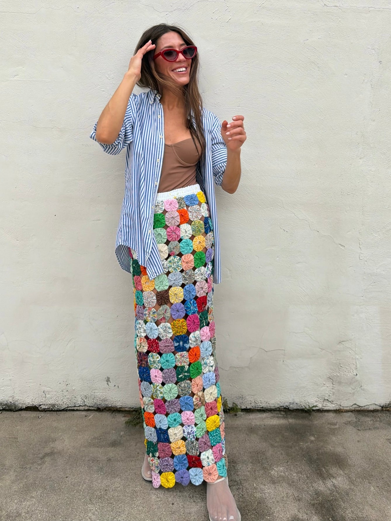 Yo-yo Maxi Skirt Confetti