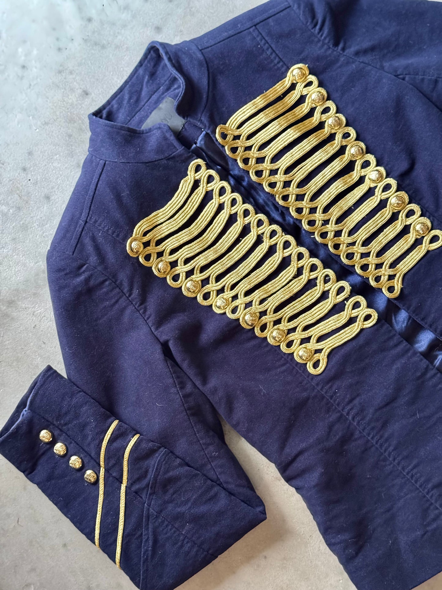 Navy and Gold Nutcracker Jacket