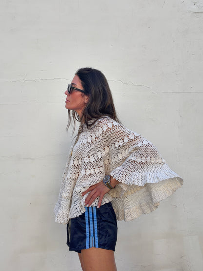 Crochet Poncho Top
