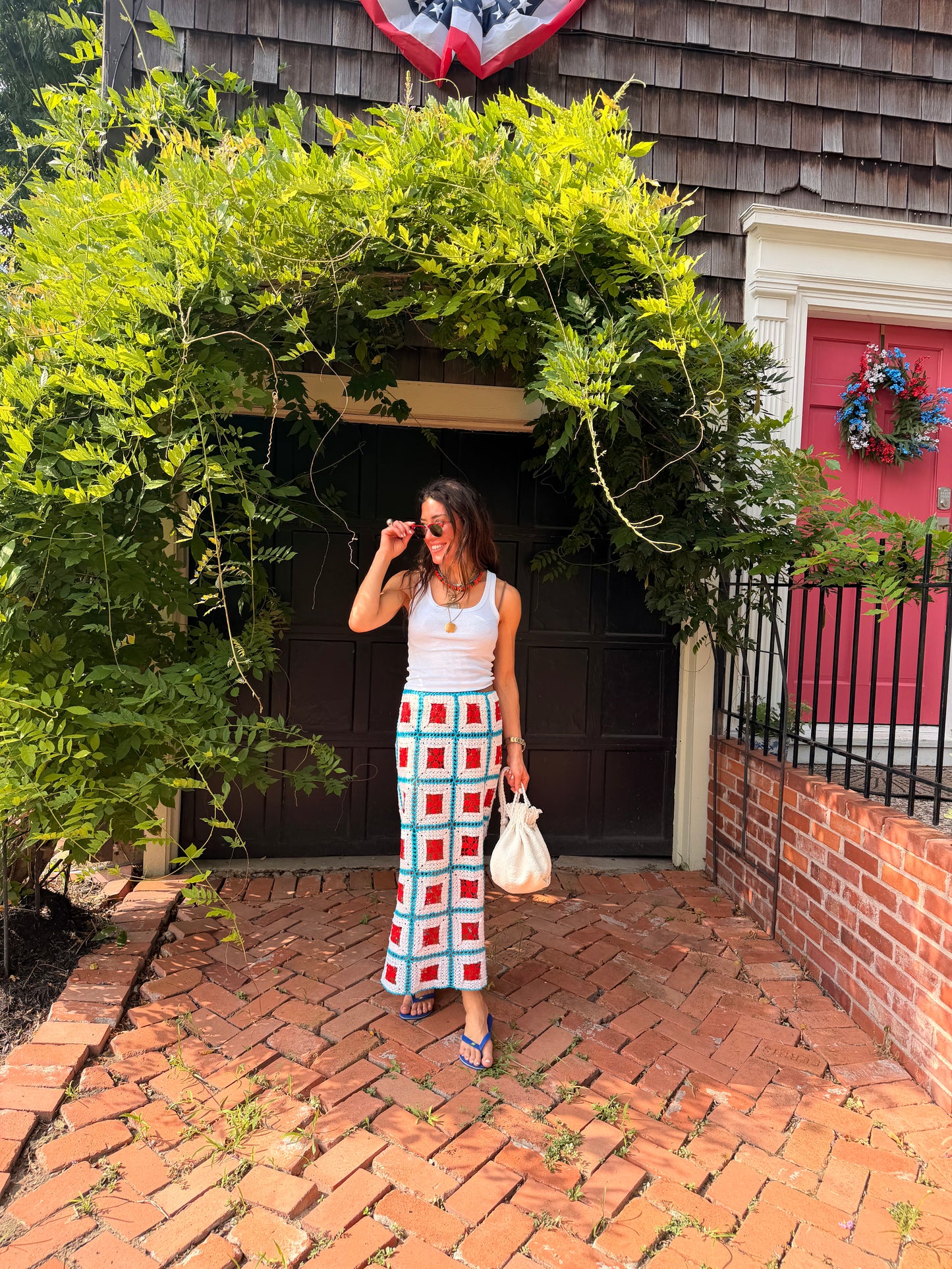 Crochet Midi Skirt USA