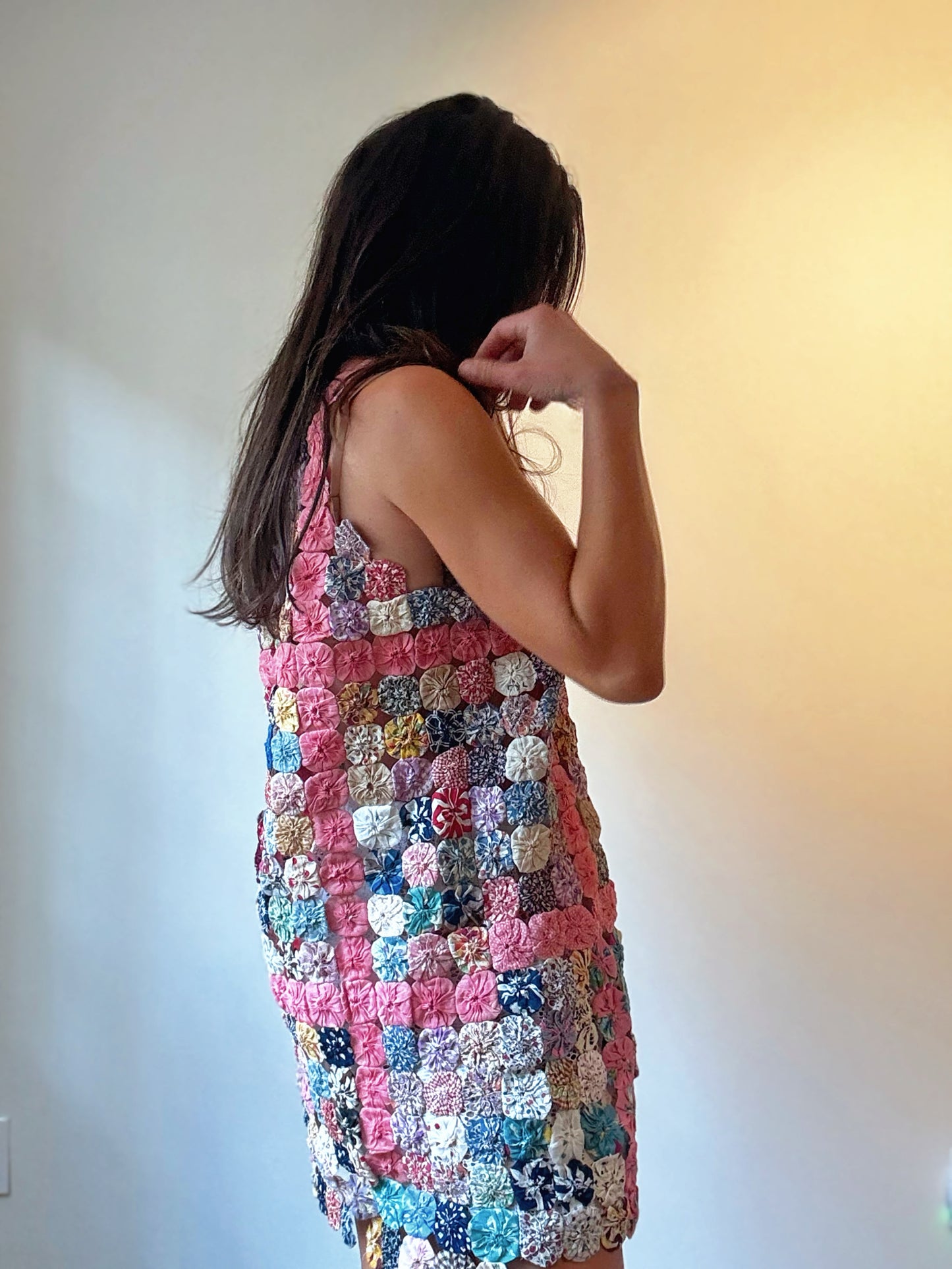 Yo-yo Mini Dress Pink