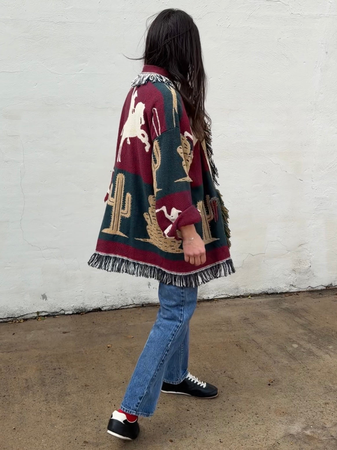 Cowboy Tapestry Cardigan